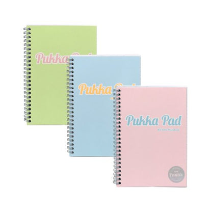 Pukka Pad Pastel Jotta Pad A5 Assorted (Pack of 3) 2011-PST