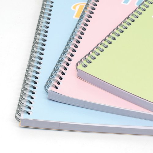Pukka Pad Pastel Project Book A4 Assorted (Pack of 3) 2012-PST