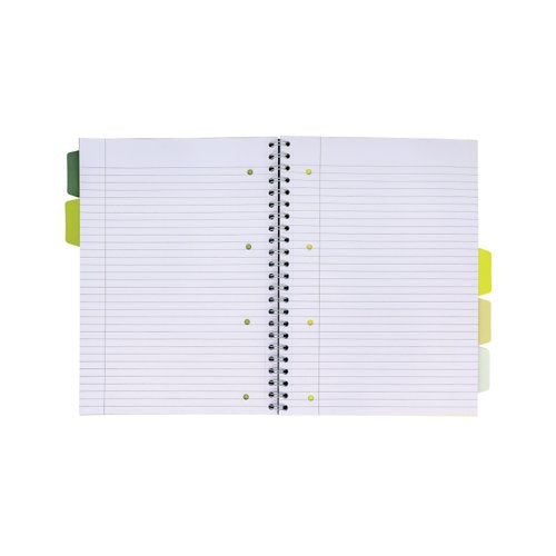 Pukka Pad Recycled Project Book A4 Green (Pack of 3) 6050-REC