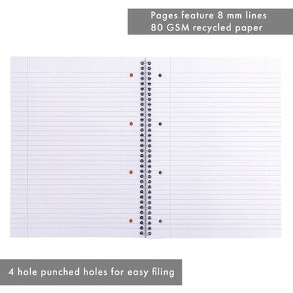 Pukka Pad Kraft Jotta Notebook A4 (Pack of 3) 9565-KRA