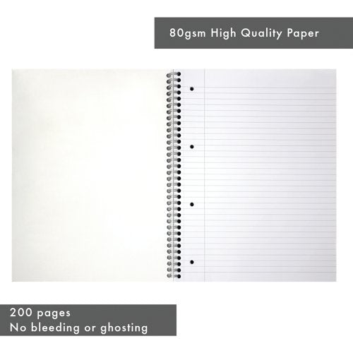 Pukka Pad Haze Jotta A4+ Assorted (Pack of 3) 9865AST-HZE