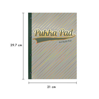 Pukka Pad Haze Refill 300 Page A4 Assorted (Pack of 3) 9877AST-HZE
