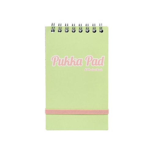 Pukka Pad Pastel Pocket Book A7 Assorted (Pack of 6) 2017-PST