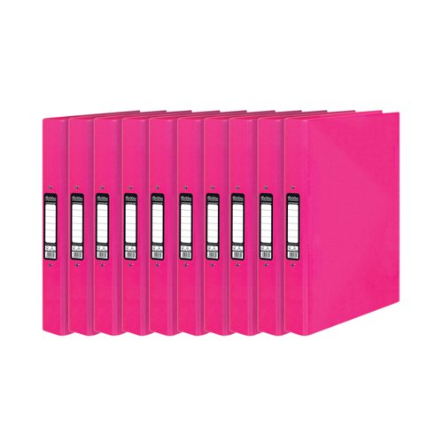 Pukka Brights Ring binder A4 Pink (10 Pack) BR-7772