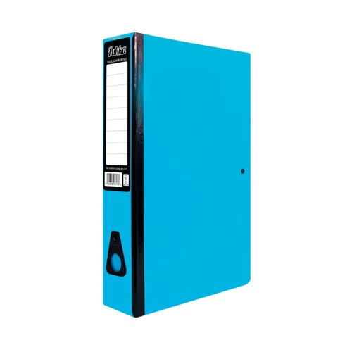 Pukka Brights Box File Foolscap Blue (10 Pack) BR-7777