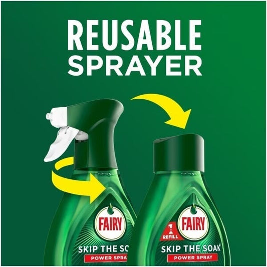 Fairy Skip The Soak Power Spray Fresh 650ml