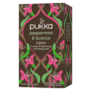 Pukka Peppermint and Liquorice Individually Wrapped Tea 20's