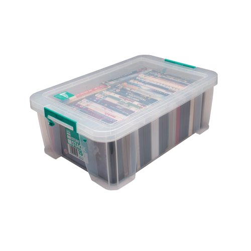 Storestack 15 Litre Storage Box W300Xd470Xh170mm Clear RB11085