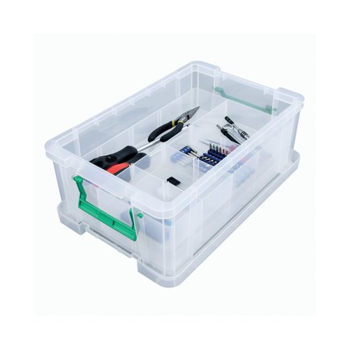 Storestack 10 Litre Storage Box W400Xd255Xh150Mm Clear RB90123