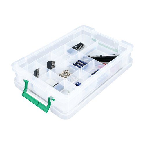 Storestack 36 Litre Storage Box W480Xd380Xh320Mm Clear RB90124