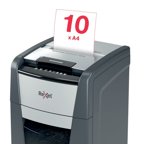 Rexel Optimum Autofeed+ 225X Cross-Cut P-4 Shredder 2020225X