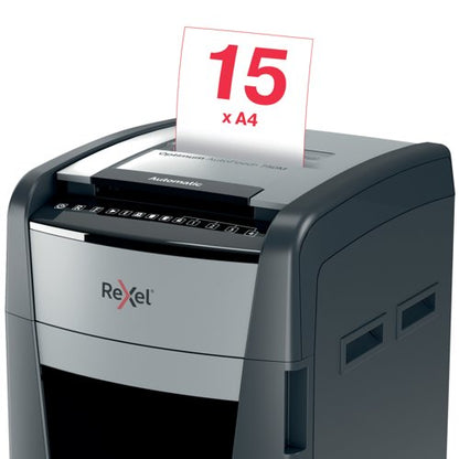 Rexel Optimum Autofeed+ 750M Micro-Cut P-5 Shredder 2020750M