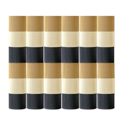 Natural Corrugated Border Rolls Assorted (Pack of 36) AD48109