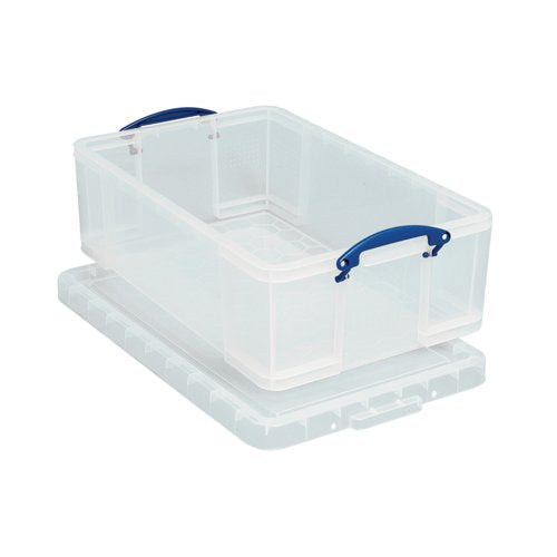 Really Useful 50L Plastic Storage Box W710Xd440Xh230Mm Clear KING50C