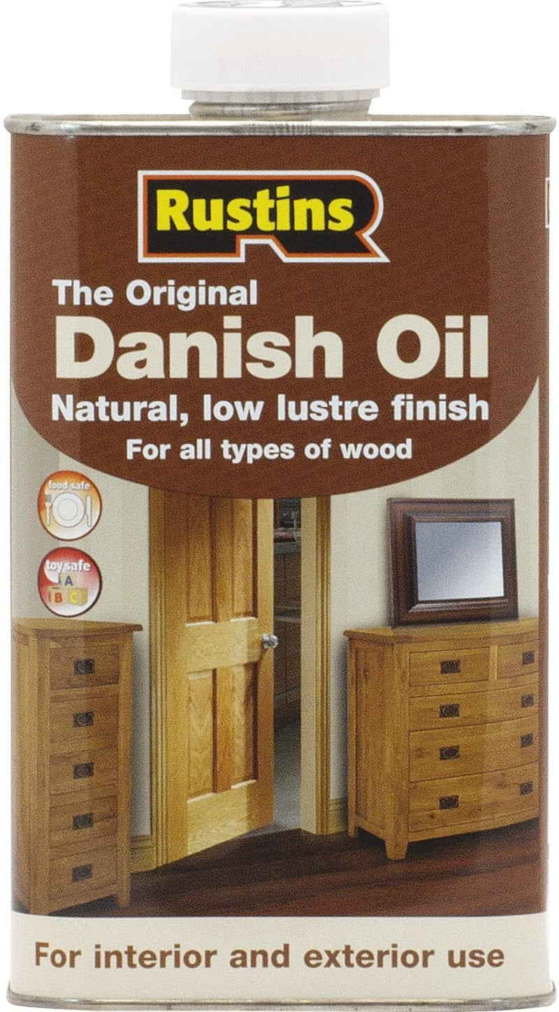 Rustins Original Danish Oil | Interior & Exterior | 2.5 Litre
