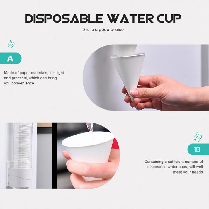 Belgravia Branded 4oz Water Drinking Cone Cup 200's White ACPACC04