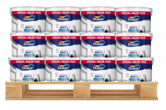 Dulux Matt Paint, 6 L - Pure Brilliant White