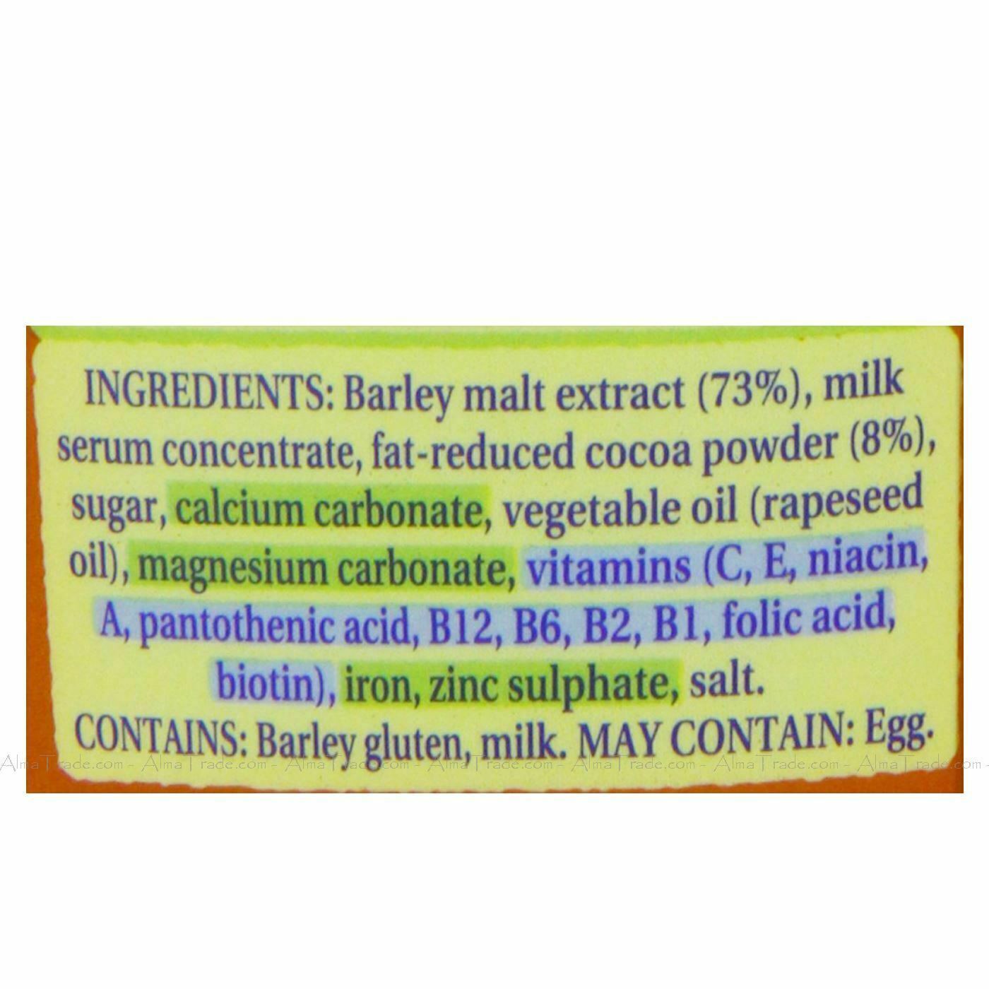 Ovaltine Original Nutritiously Delicious 800g Tub Add Milk Vegetarian