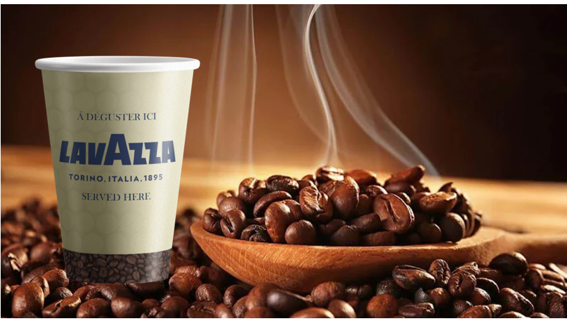 8oz Lavazza Double Walled Embossed Paper Cups 25's
