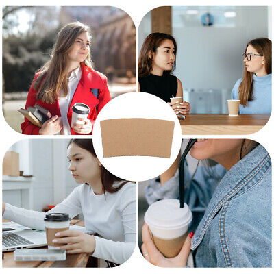 12oz Kraft Paper Cup Sleeves x 1000