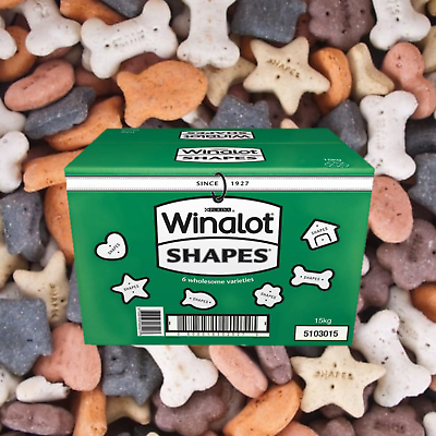 Winalot Dog Treats Shapes Dog Biscuits 800g - 15kg (ALL SIZES)