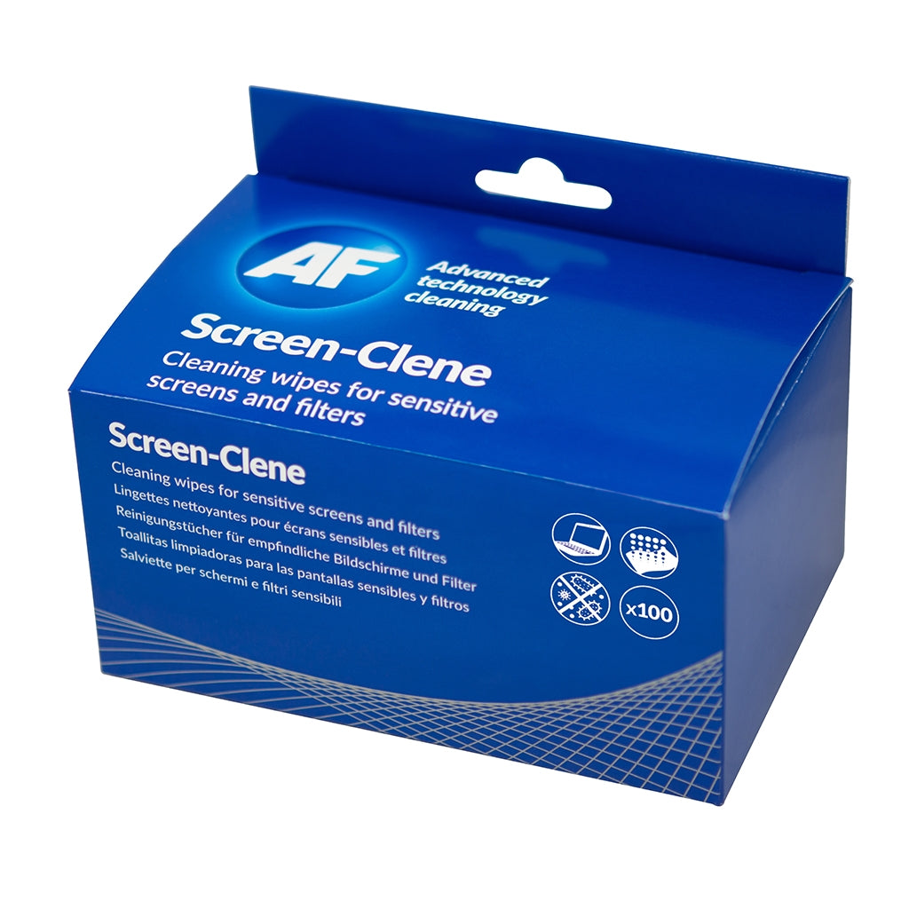 AF Screen-Clene Anti-Static Wipes Pack 100's