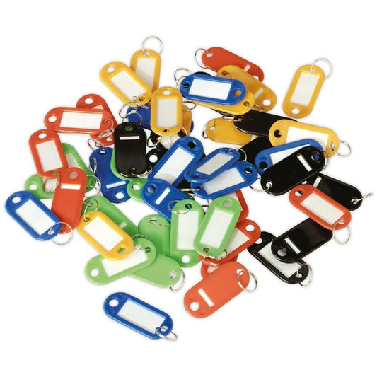 Belgravia Key Tags Assorted Colours | 40 Pack Bag