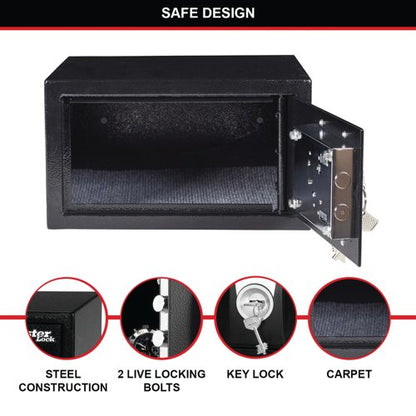 Master Lock Security Safe Key Lock Black X031ML