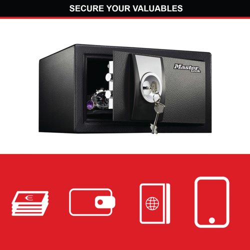 Master Lock Security Safe Key Lock Black X031ML