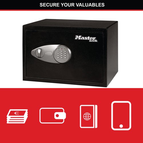 Master Lock Security Safe Electronic Lock Black X055ML