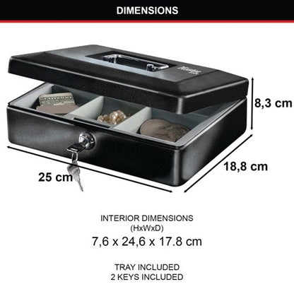 Master Lock Small Cash Box Key Lock SG02559