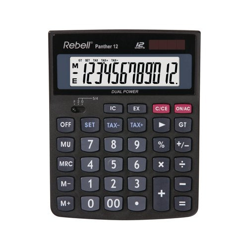 Rebell Panther 12 Bx Desktop Calculator RE-PANTHER 12 BX