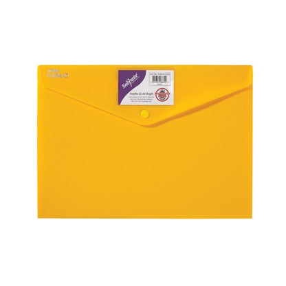 Snopake Polyfile ID A4 Polypropylene Bright Assorted (Pack of 5) 12565