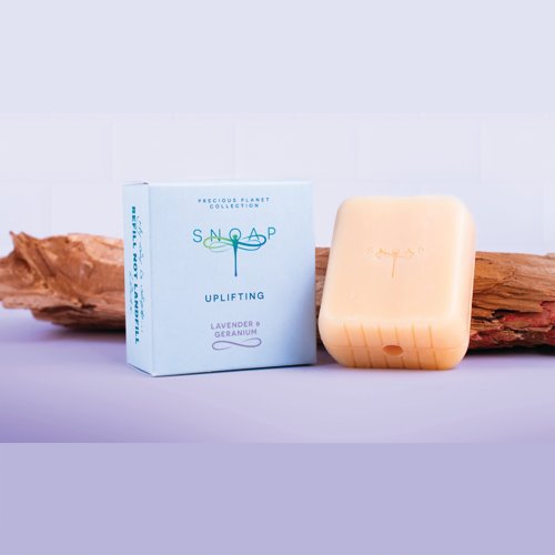 Snoap Uplifting Lavender + Geranium Soap PPUS1