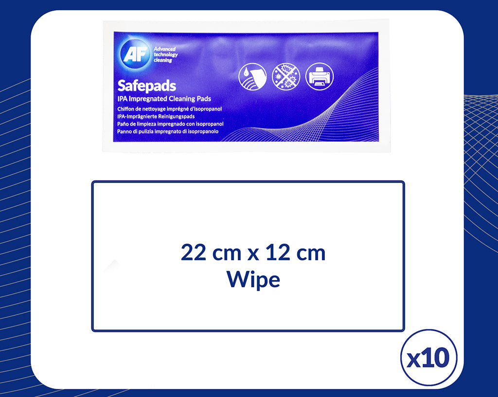 AF Safepads Cleaning Pads (Pack 100) SPA100