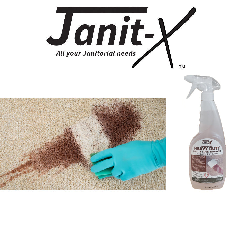 Janit-X Professional Heavy Duty Spot & Stain Remover 750ml - UK BUSINESS SUPPLIES