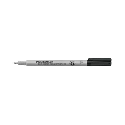 Staedtler Lumocolor Non-Permanent Universal Pen Fine 0.6mm (Pack of 10) Black 316-9