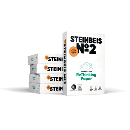 Steinbeis No.2 Recycled Paper Off-White A4 80gsm (Pack of 2500) 4260074849011