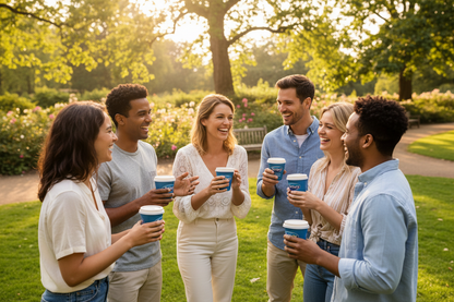 Tetley On The Go 300's - Includes Cups, Teabags, & Lids