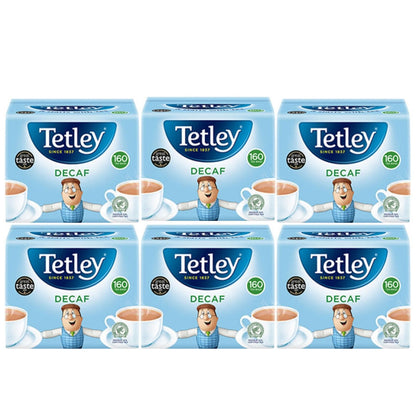 Tetley Decaffeinated Tea Bags 160's