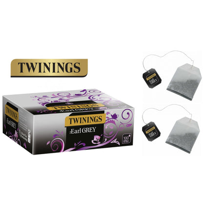 Twinings Earl Grey String & Tagged 100's