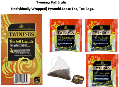 Twinings The Full English  Loose Leaf Pyramid Bags 15s - UK BUSINESS SUPPLIES