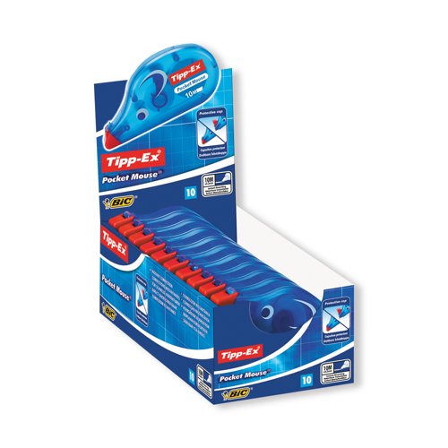 Tipp-Ex Pocket Mouse Correction Roller (Pack of 10) 820789