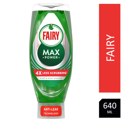 Fairy Max Power Original Washing Up Liquid 630ml