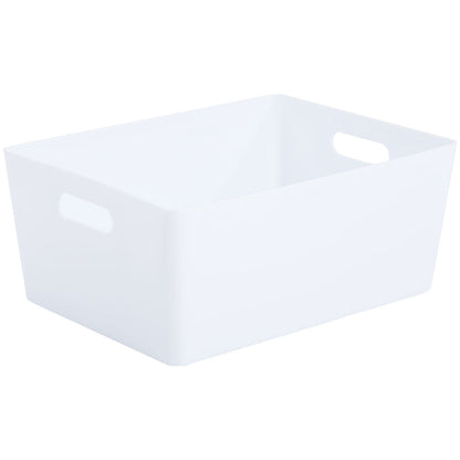 Wham White Rectangular Studio Basket 5.02 11.5 Litre