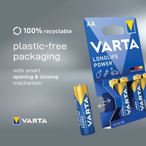 Varta Longlife Power AA Alkaline Battery 1.5V (Pack of 24) 4906121134