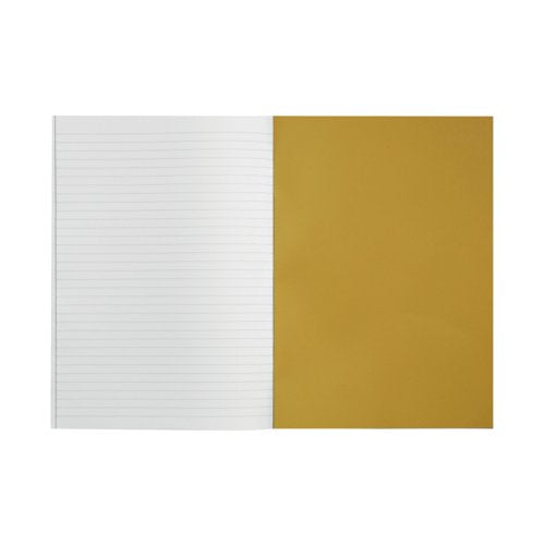 Rhino Exercise Book A4+ 8mm Ruled 80P Yellow (Pack of 50) VC08725