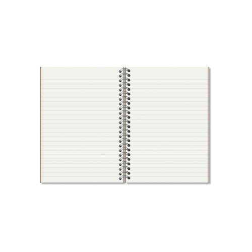 Rhino Recycled Wirebound Notebook 160 Pages 8mm Ruled A5 (Pack of 5) SRTWA5