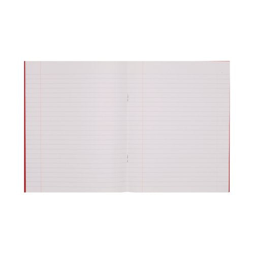 Rhino Exercise Book 8mm Ruled 80 Pages 9x7 Red (Pack of 100) VC46631