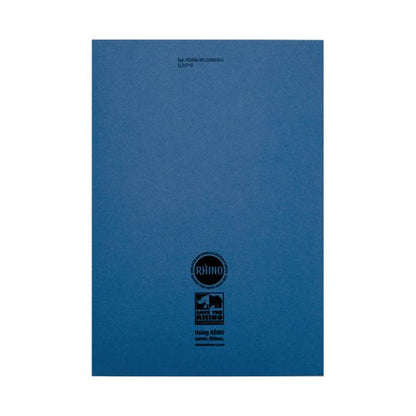 Rhino Exercise Book 8mm Ruled 80P A4 Dark Blue (Pack of 50) VC48426